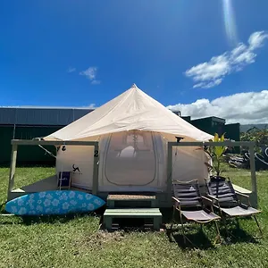 North Shore Glamping Laie, Oahu, Hawaii Luxury tent